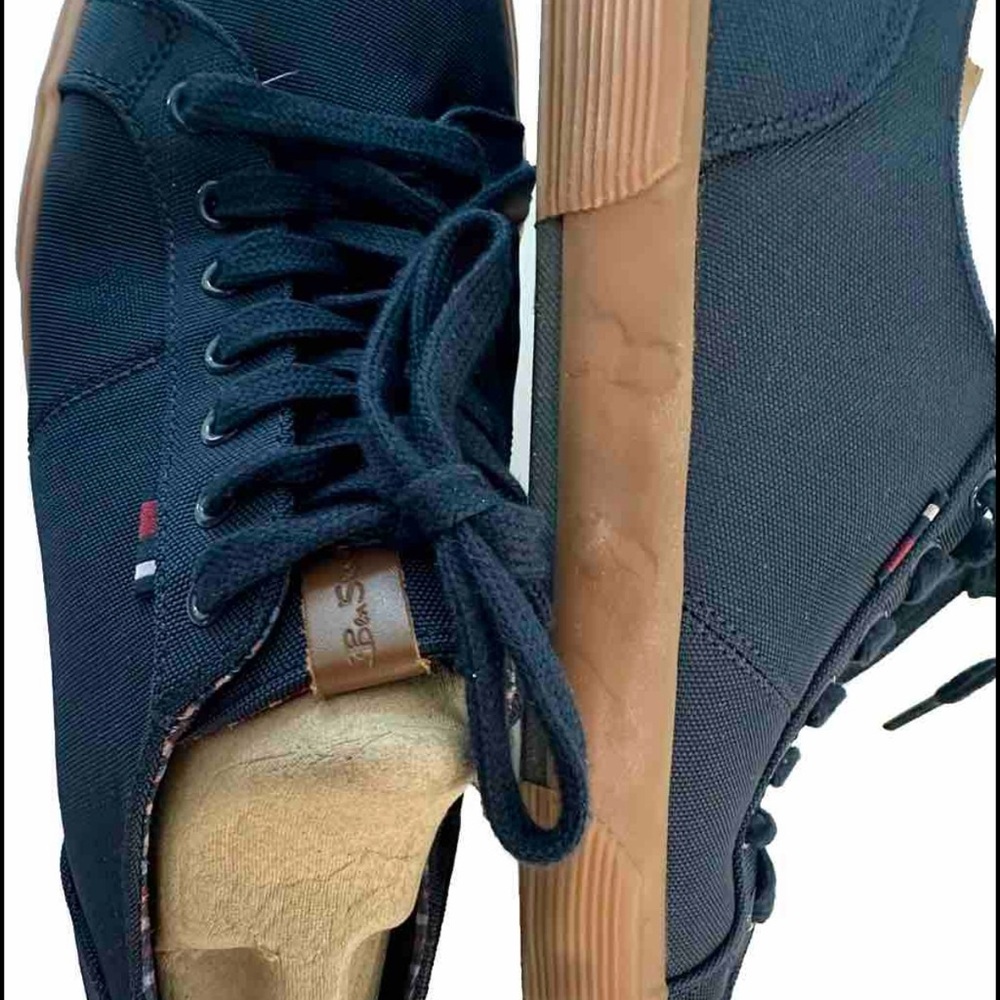Ben Sherman Bristol Lace to Toe Sneakers In Navy Nylon Size 10.5 - Picture 3 of 6